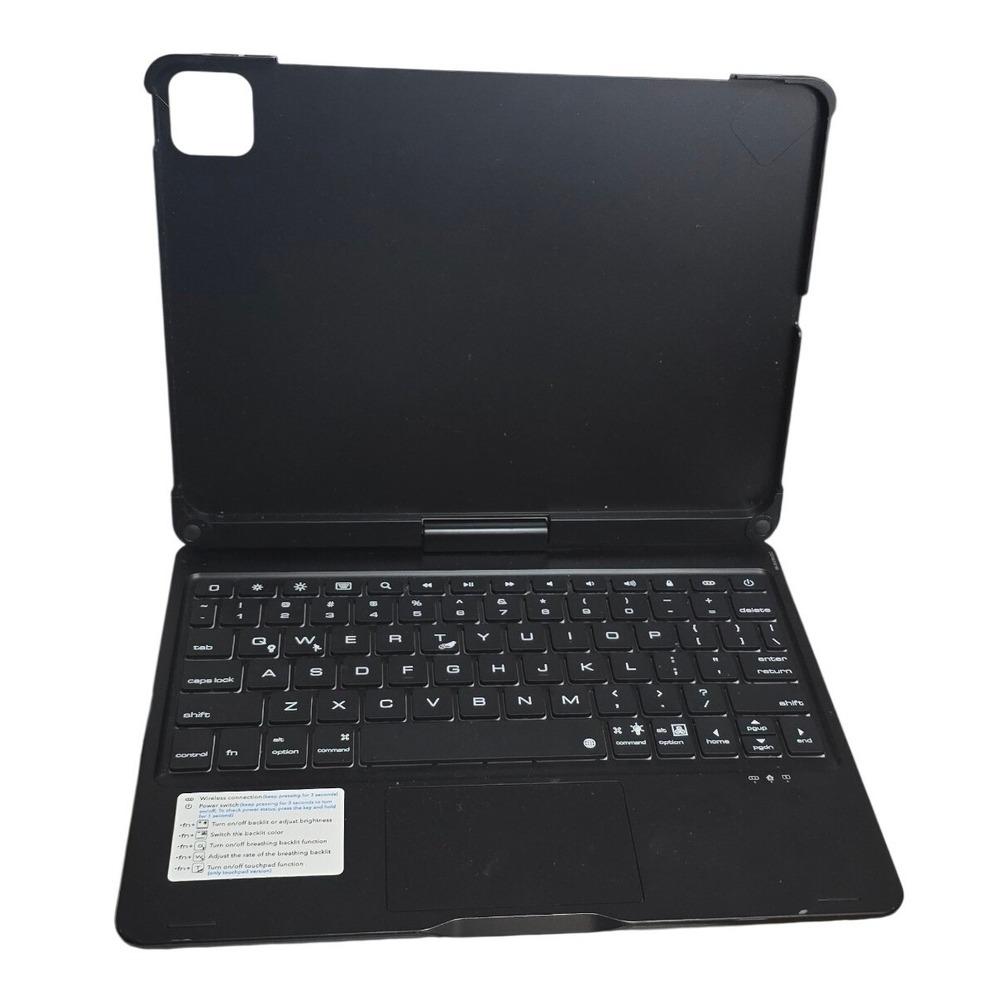 Typecase Flexbook Touch iPad Pro 11 Keyboard Case with Trackpad Backlit Black